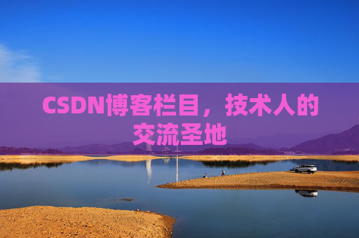 CSDN博客栏目，技术人的交流圣地